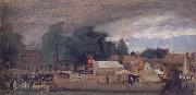 John Constable The Village fair,East Bergholt 1811 oil on canvas